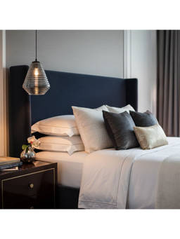 Whispering Homes - Camber Ribbed Glass Pendant Lamp