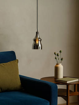 Whispering Homes - Nina Glass Pendant lamp - Silver