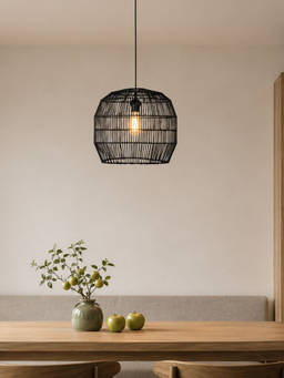 Whispering Homes - Coral Handwoven Pendant Lamp