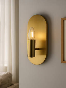 Whispering Homes - Ajax Brass Wall Lamp