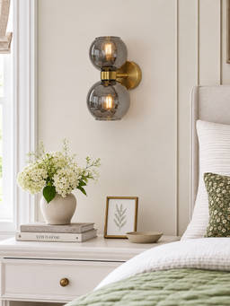 Whispering Homes - Glass Globe Wall Lamp