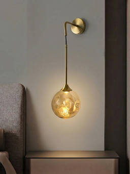 Whispering Homes - Junzc Wall Hanging Light - Amber