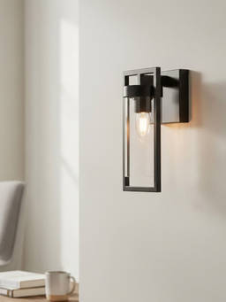 Whispering Homes - Exterior Wall Lamp - Black