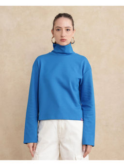 RAREISM - Blue Malatya Plain Regular Top