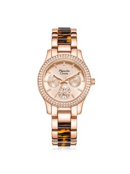 Alexandre Christie - Women Rose Gold Dial Multi 2932BFBRGRGBO2 (M)