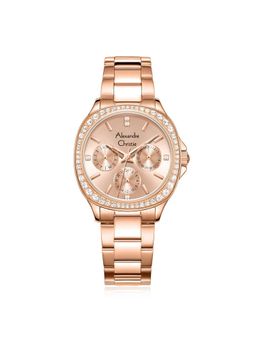 Alexandre Christie - Women Rose Gold Dial Multi 2B85BFBRGLN (M)