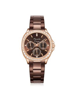 Alexandre Christie - Women Brown Dial Multi 2B85BFBROBO (M)