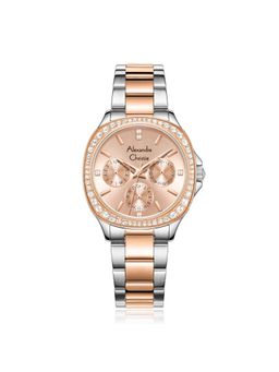 Alexandre Christie - Women Rose Gold Dial Multi 2B85BFBTRLN (M)