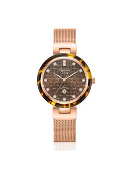 Alexandre Christie - Women Classic Brown Dial Quartz Watch 2C07LDBRGBO (M)