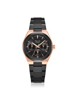Alexandre Christie - Women Classic Black Dial Multifunction Watch 8697BFBBRBA (M)