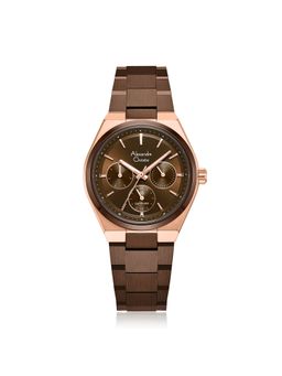 Alexandre Christie - Women Classic Brown Dial Multifunction Watch 8697BFBROBO (M)