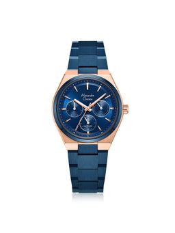 Alexandre Christie - Women Classic Blue Dial Multifunction Watch 8697BFBURBU (M)