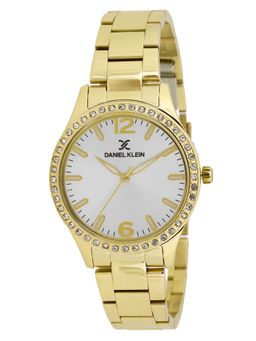 Daniel Klein - Women Stylish White Dial Analog Watch DK.1.12898-2 (M)