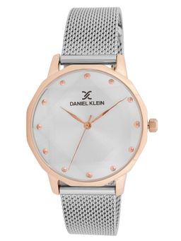 Daniel Klein - Women Stylish Silver Dial Analog Watch DK.1.12901-6 (M)