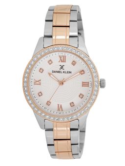 Daniel Klein - Women Stylish White Dial Analog Watch DK.1.12906-5 (M)