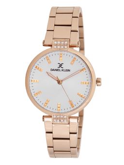 Daniel Klein - Women Stylish White Dial Analog Watch DK.1.12921-3 (M)