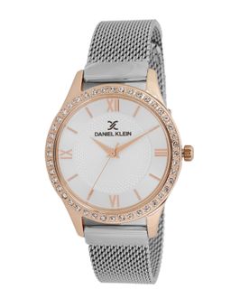 Daniel Klein - Women Stylish Silver Dial Analog Watch DK.1.12924-5 (M)