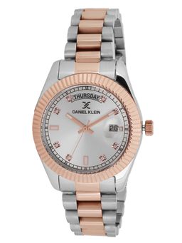 Daniel Klein - Women Stylish Silver Dial Analog Watch DK.1.12934-3 (M)