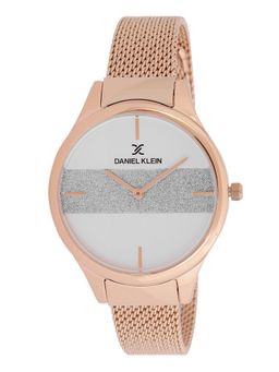 Daniel Klein - Women Stylish Silver Dial Analog Watch DK.1.12953-2 (M)