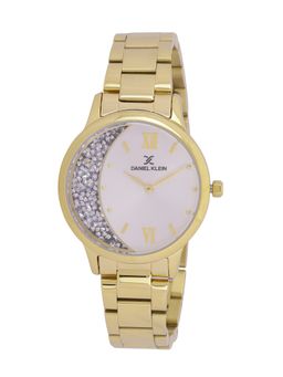 Daniel Klein - Women Stylish White Dial Analog Watch DK.1.12962-3 (M)