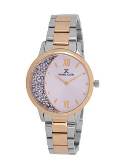 Daniel Klein - Women Stylish White Dial Analog Watch DK.1.12962-5 (M)