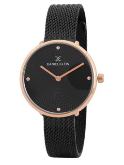 Daniel Klein - Women Stylish Black Dial Analog Watch DK.1.12980-4 (M)