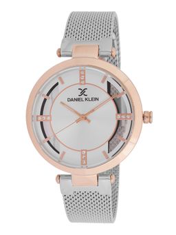 Daniel Klein - Women Stylish Silver Dial Analog Watch DK.1.12988-4 (M)