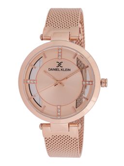 Daniel Klein - Women Stylish Rose Gold Dial Analog Watch DK.1.12988-6 (M)