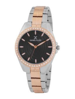 Daniel Klein - Women Stylish Black Dial Analog Watch DK.1.13011-6 (M)