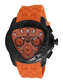 Daniel Klein - Men Stylish Orange Dial Watch DK.1.13679-5 (M)