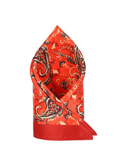 Tossido - Printed Orange Pocket Square