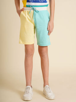 Jack & Jones Junior - Boys Colorblocked Regular Fit Multi-Color Shorts