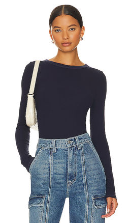 Enza Costa - Silk Knit Long Sleeve Crew