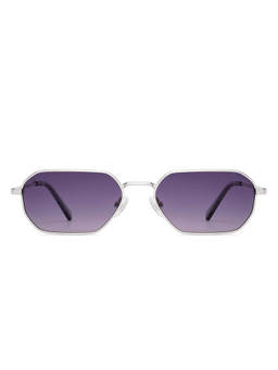 Vincent Chase - Men Rectangle Purple Lens Full Rim Polarized and UV Protection Sunglasses -VC S19021