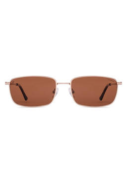 Vincent Chase - Men Rectangle Brown Lens Full Rim Polarized and UV Protection Sunglasses -VC 241116