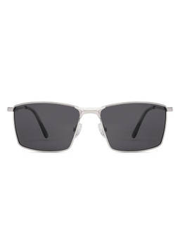 Vincent Chase - Men Square Grey Lens Full Rim Polarized and UV Protection Sunglasses -VC S19023