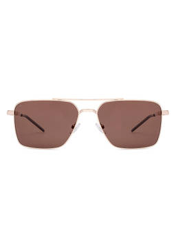 Vincent Chase - Men Square Brown Lens Full Rim Polarized and UV Protection Sunglasses -VC S19049