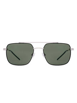 Vincent Chase - Men Square Green Lens Full Rim Polarized and UV Protection Sunglasses -VC 241271