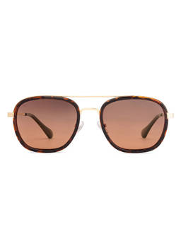 Vincent Chase - Men Square Brown Lens Full Rim Polarized and UV Protection Sunglasses -VC S19072