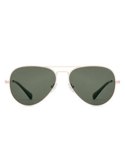 Vincent Chase - Men Aviator Green Lens Full Rim Polarized and UV Protection Sunglasses -VC 241430