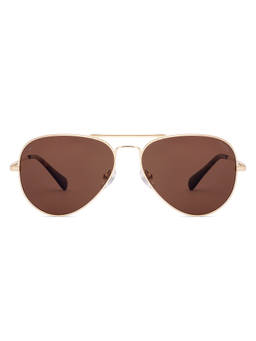 Vincent Chase - Men Aviator Brown Lens Full Rim Polarized and UV Protection Sunglasses -VC 241431