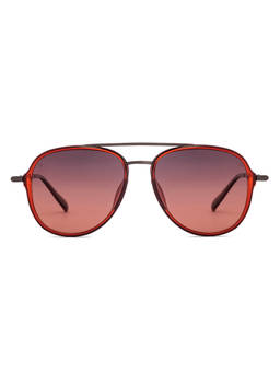 Vincent Chase - Unisex Aviator Brown Lens Full Rim Polarized and UV Protection Sunglasses - VC 241446