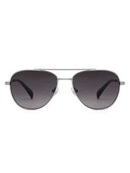Vincent Chase - Men Aviator Grey Lens Full Rim Polarized and UV Protection Sunglasses -S19501