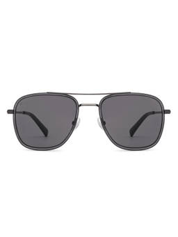 Vincent Chase - Men Square Grey Lens Full Rim Polarized and UV Protection Sunglasses -S19503