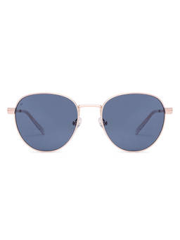 Vincent Chase - Unisex Round Blue Lens Full Rim Polarized and UV Protection Sunglasses -S19506