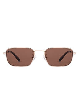 Vincent Chase - Men Rectangle Brown Lens Full Rim Polarized and UV Protection Sunglasses -S19508