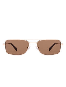 Vincent Chase - Men Rectangle Brown Lens Full Rim Polarized and UV Protection Sunglasses -VC S19509
