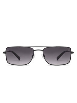Vincent Chase - Men Rectangle Grey Lens Full Rim Polarized and UV Protection Sunglasses -S19509