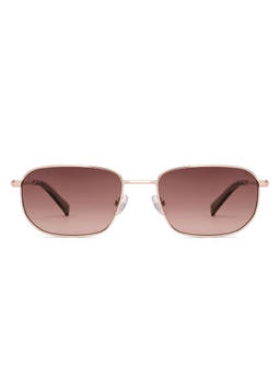 Vincent Chase - Men Rectangle Brown Lens Full Rim Polarized and UV Protection Sunglasses -S19518