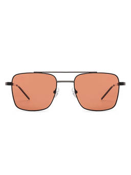 Vincent Chase - Men Square Orange Lens Full Rim Polarized and UV Protection Sunglasses -S19655